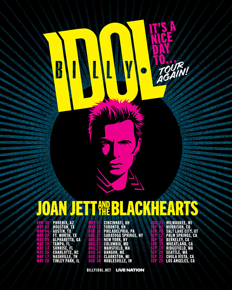 Billy Idol Its A Nice Day To Tour Again