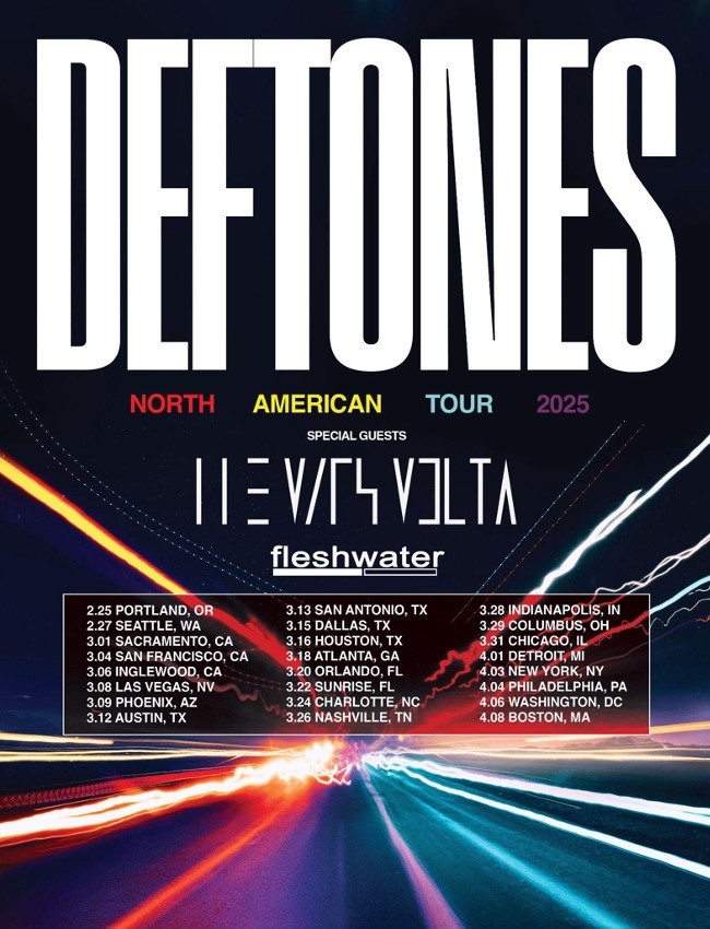 Deftones North American Tour 2025