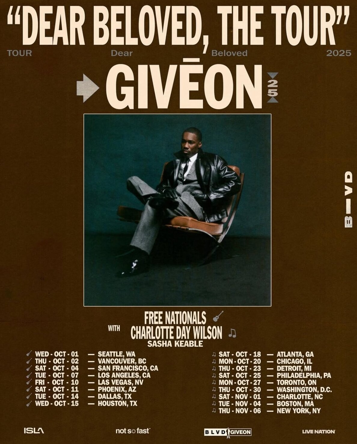 GIVEON Dear Beloved The Tour GIVEON Dear Beloved The Tour