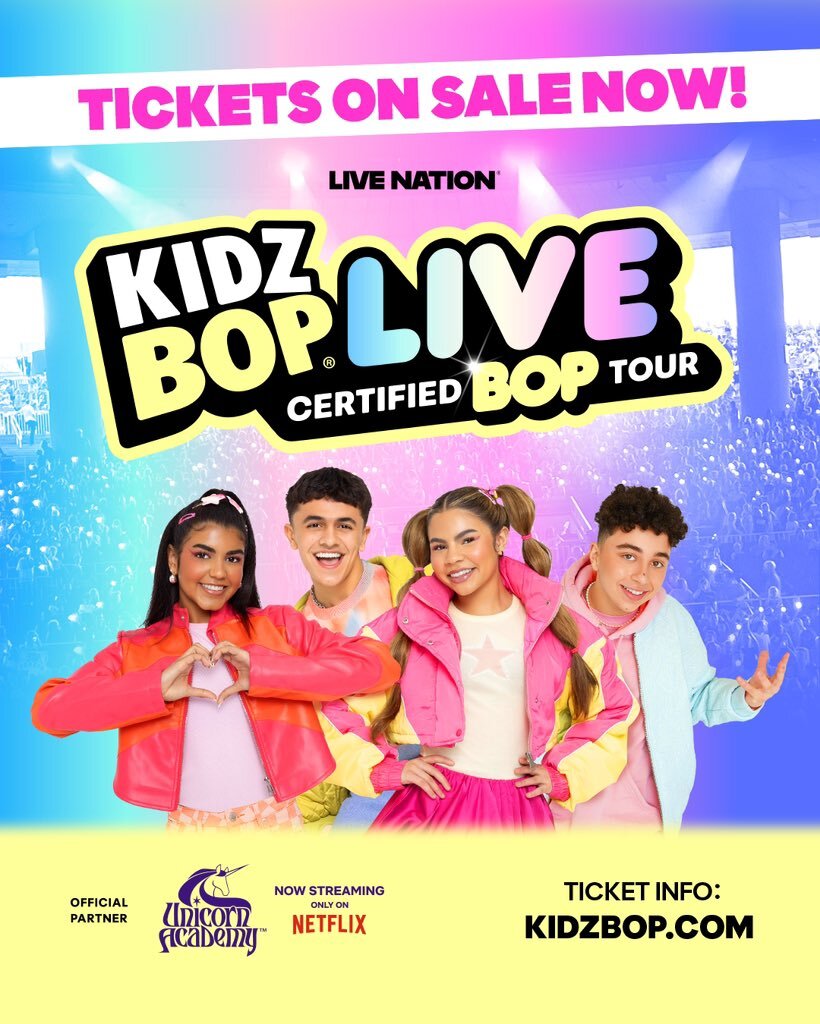 KIDZ BOP LIVE Certified BOP Tour