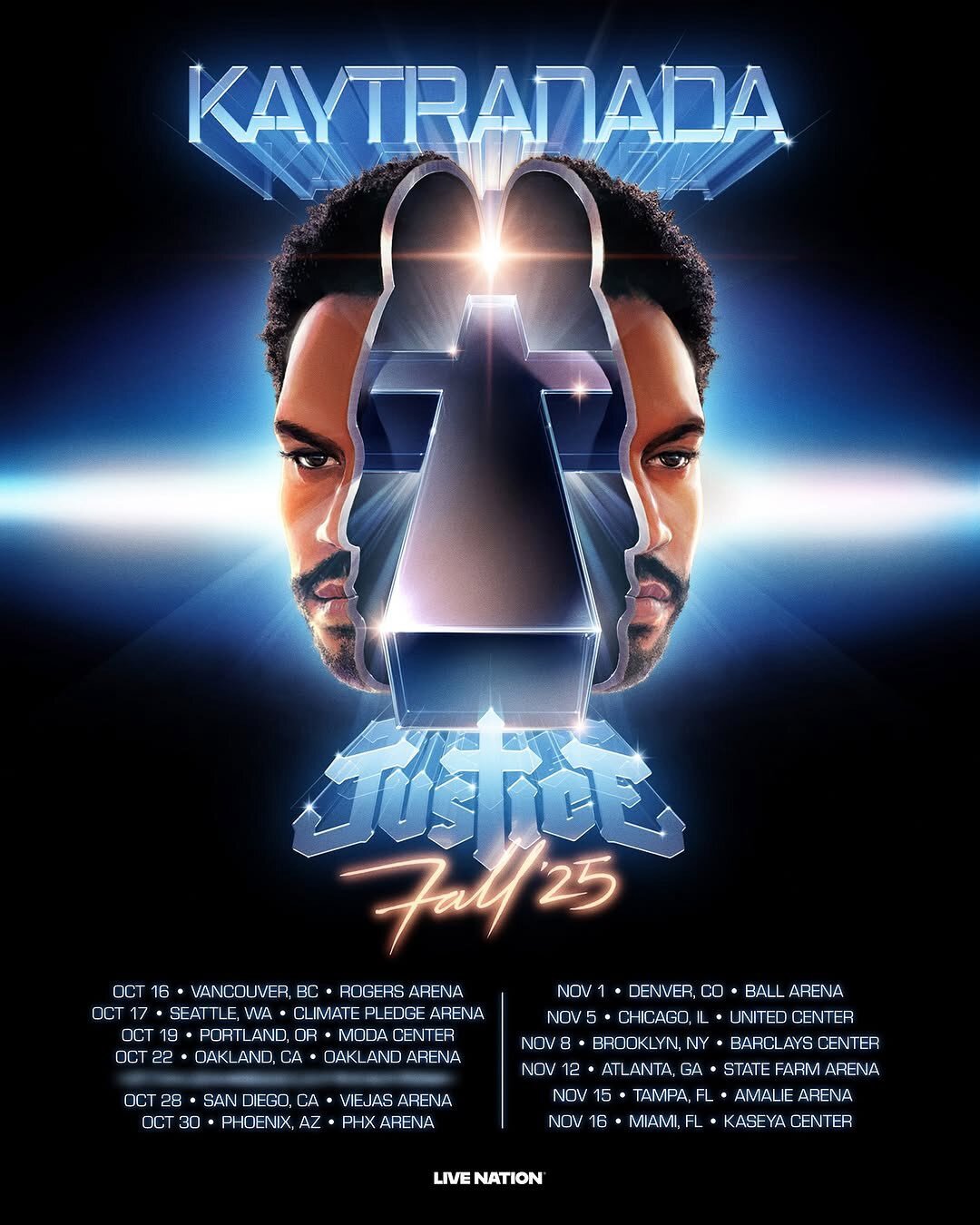 Kaytranada x Justice Fall 2025 Tour Kaytranada x Justice Fall 2025 Tour