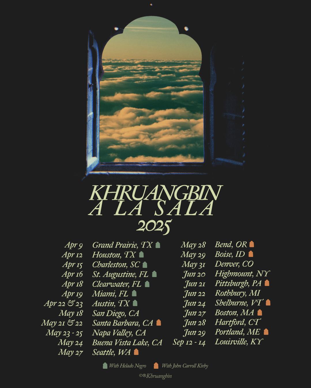 Khruangbin A La Sala Tour 2025