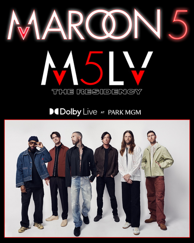 Maroon 5 M5LV The Vegas Residency