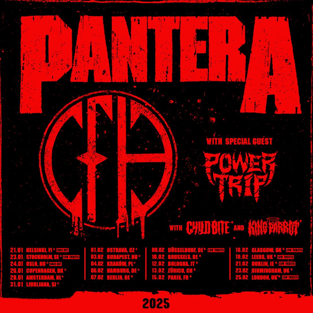 Pantera Europe & UK Tour 2025