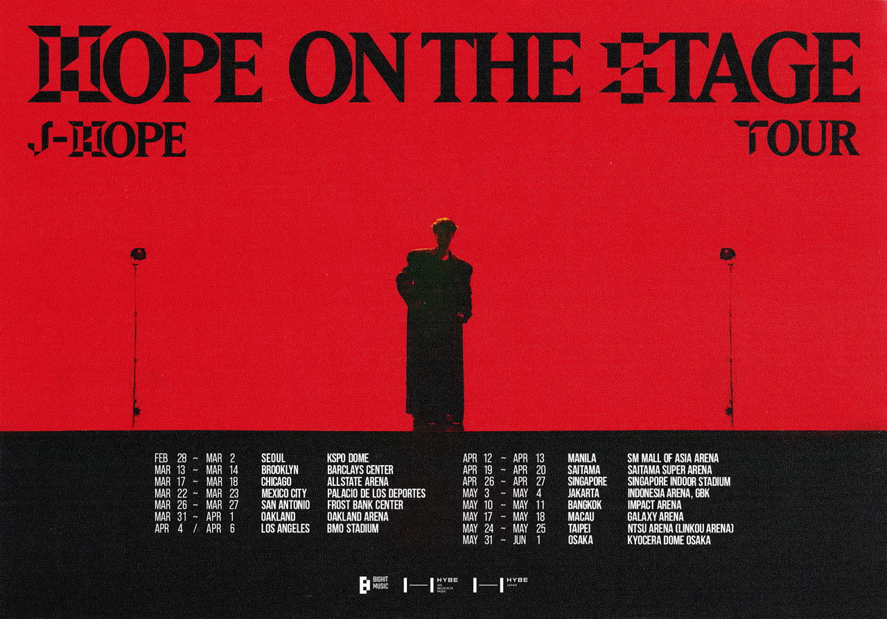 j-hope HOPE ON THE STAGE Tour